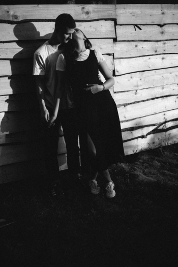 Monochrome Photo Of Couple Hugging Each Other Monochrome Photo Of Couple Hugging Each Other