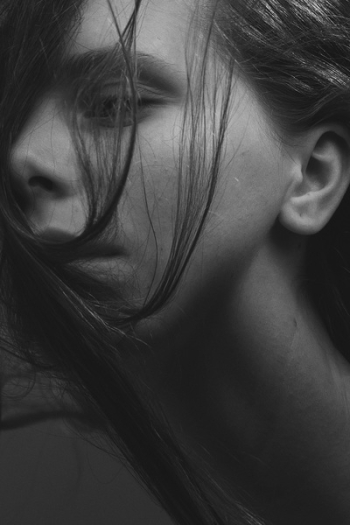 Monochrome Photography of Sad Woman Monochrome Photography of Sad Woman