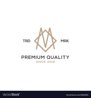 Monogram m logo design inspiration vector image Monogram m logo design inspiration vector image