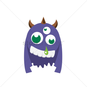 Monster with flu Monster with flu