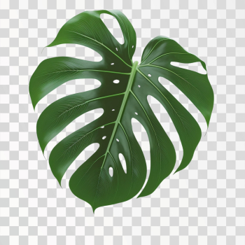 Monstera leaf PNG transparent