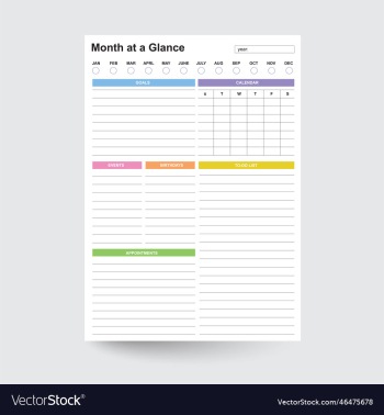 month at a glance month at a glance