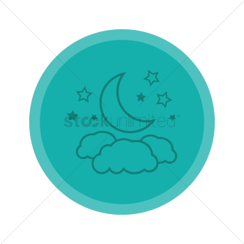 Moon and stars Moon and stars