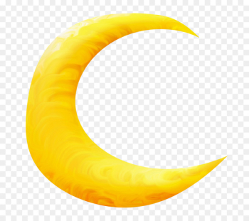 Moon Drawing Cartoon Crescent - Creative cartoon crescent moon cartoon creative,Yellow crescent 