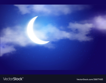 moon in a starry and cloudy sky eps 10 moon in a starry and cloudy sky eps 10