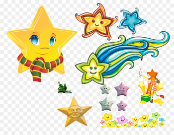 Moon Sun Clip art - Smiling stars Moon Sun Clip art - Smiling stars
