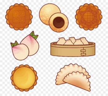 Mooncake Baozi Vector graphics Dim sum Food - animat vector Mooncake Baozi Vector graphics Dim sum Food - animat vector