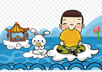 Mooncake Mid-Autumn Festival Cartoon - Cartoon Mid Autumn Festival 