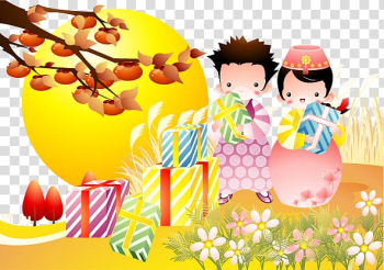 Mooncake Mid-Autumn Festival Traditional Chinese holidays Child Illustration, Gifts for men and women transparent background PNG clipart