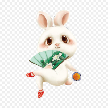 Mooncake Moon rabbit Mid-Autumn Festival European rabbit - rabbit 