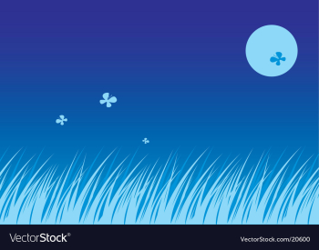 Moonlight vector image Moonlight vector image