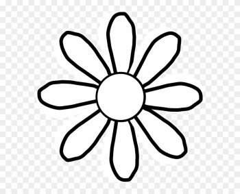 More Images Of Traceable Flowers Coloring Pages Free - Flower Black And White