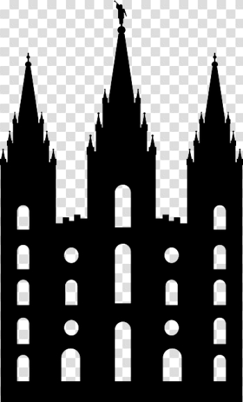 Mormon Temple Silhouette - Free vector graphic on Pixabay