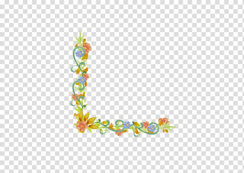 Morning glory, yellow and orange flower corner frame transparent background PNG clipart