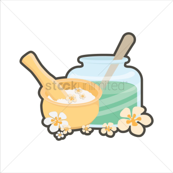Mortar pestle and aroma oil jar