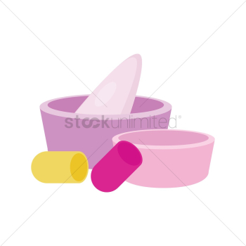 Mortar,pestle and capsules Mortar,pestle and capsules