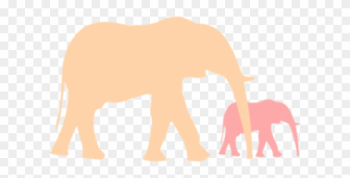 Mother And Baby Elephant Clip Art Mother And Baby Elephant Clip Art