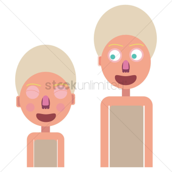 Mother and daughter in bath towels Mother and daughter in bath towels