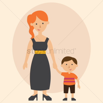 Mother and son Mother and son