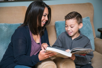 Mother And Son Reading Mother And Son Reading