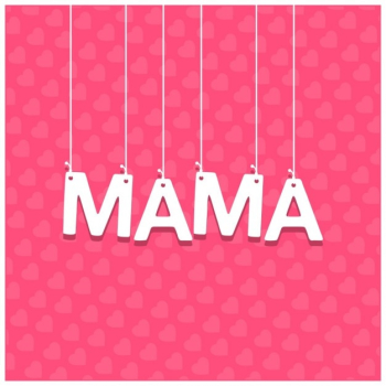 Mother day hanging typography Mother day hanging typography