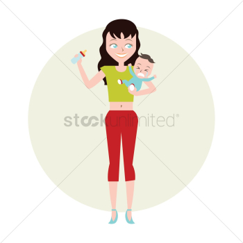 Mother feeding baby Mother feeding baby