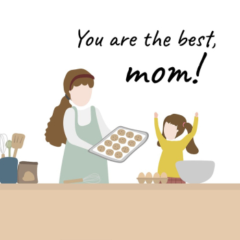 Mother's day cartoon template, greeting | Free PSD Template - rawpixel Mother's day cartoon template, greeting | Free PSD Template - rawpixel