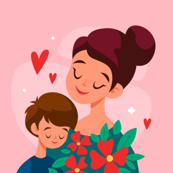 Mothers day illustration concept Free Vector Mothers day illustration concept Free Vector
