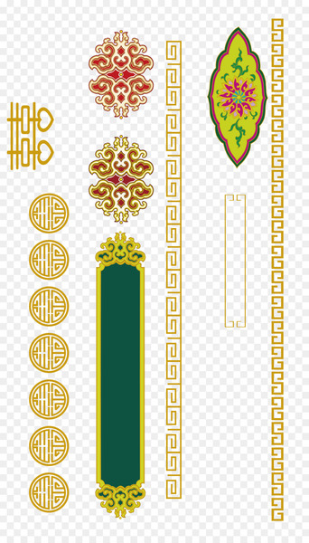 Motif Chinoiserie Line Clip art - China Wind border Motif Chinoiserie Line Clip art - China Wind border