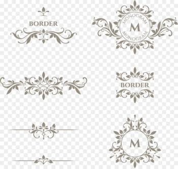 Motif Designer Pattern - Classical decorative patterns vector material 