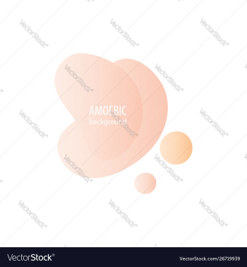 Motion amoeba fluid abstract background paper cut vector image Motion amoeba fluid abstract background paper cut vector image