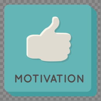 Motivation square icon - Transparent PNG & SVG vector
