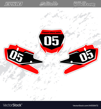 motocross graphic sticker