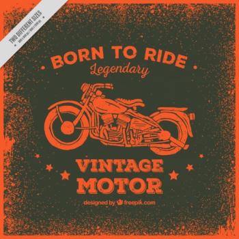 Motorbike background in red tones Motorbike background in red tones