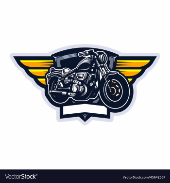 motorcycle template logo design