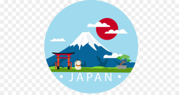 Mount Fuji Euclidean vector - Creative illustration of Mount Fuji 