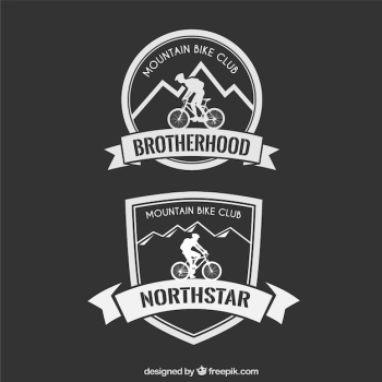 Mountain bike badge Mountain bike badge