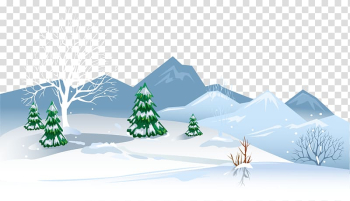 Mountain field with snow illustration, Snow Santa Claus Winter , Winter Ground with Snow transparent background PNG clipart