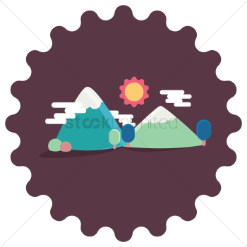 Mountain landscape Mountain landscape