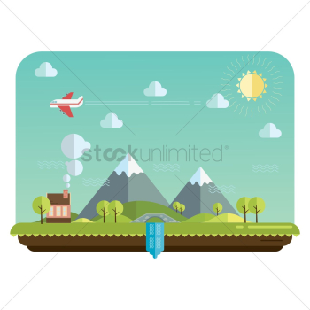 Mountain landscape Mountain landscape