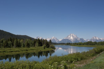 Mountain Landscape With River Mountain Landscape With River
