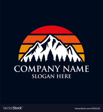 mountain logo design mountain logo design