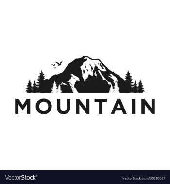 mountain logo outdoor emblem circle - adventure