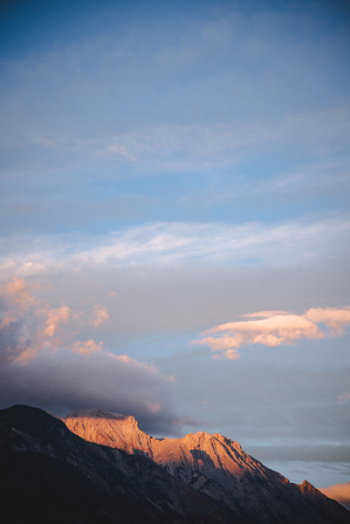 Mountain Range Under Clouds Mountain Range Under Clouds
