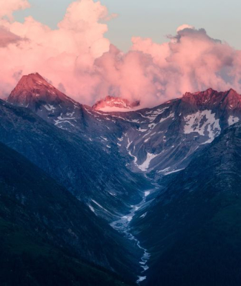 mountain surrounded by sea of cloud mountain surrounded by sea of cloud