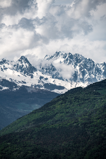 Mountain Under White Clouds Mountain Under White Clouds