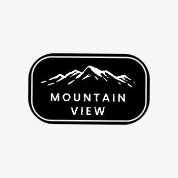Mountain view badge | Free stock vector - 575098 Mountain view badge | Free stock vector - 575098