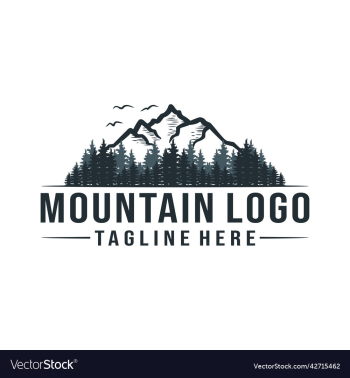 mountain vintage logo mountain vintage logo