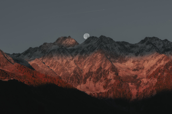 Mountains Behind Fullmoon Mountains Behind Fullmoon