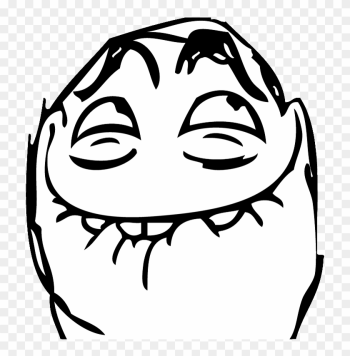Mouth Closed Troll Face - Troll Face Laugh